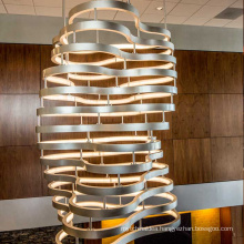 Industrial light supplier modern indoor kitchen coffee bar iron golden chandelier lighting linear pendant light